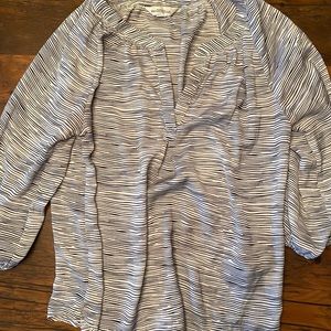 Northern Reflections V-Neck blouse